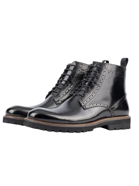 Vintage Foundry Co. Mens Blade Ankle Boots US 11 EU 44 Black Leather NIB